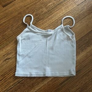 Brandy Melville blue cropped tank top